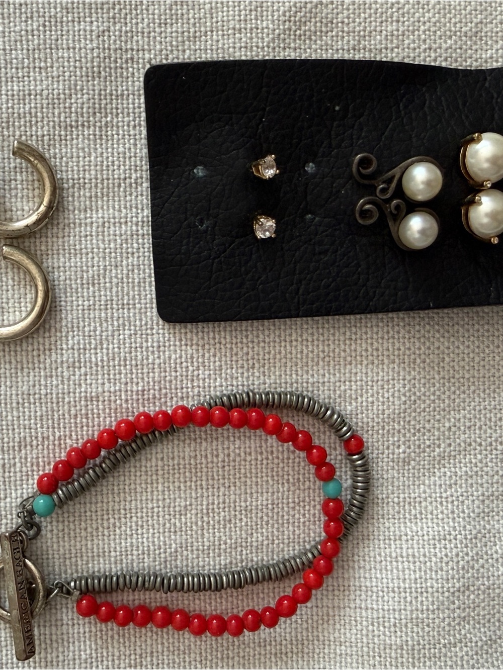 Sterling silver pearl earrings AND Kate spade pearl earrings